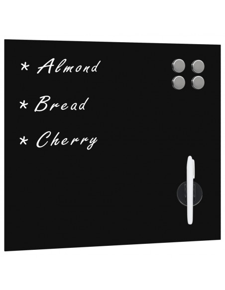 Lavagna Magnetica a Parete in Vetro 40x40 cm