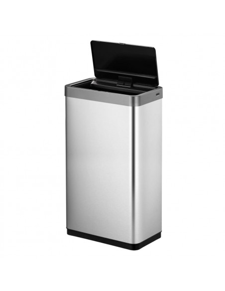 EKO Pattumiera con Sensore Mirage X 80 L Argento Opaco