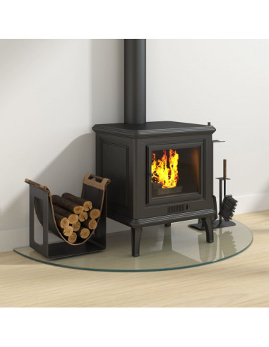 Lastra in Vetro per Caminetto Semicircolare 1000x500 mm