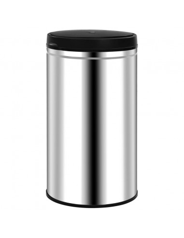 Pattumiera Automatica con Sensore 60 L in Acciaio Inossidabile