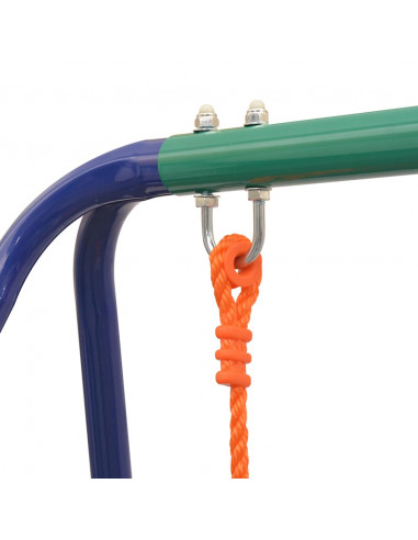 Altalena Singola e Altalena da Bimbi 2-in-1 Arancione