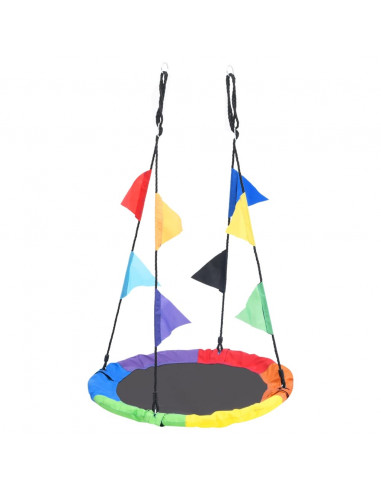 Altalena Arcobaleno con Bandiere 100 cm