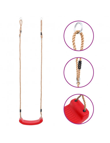 Seggiolino per Altalena per Bambini Rosso