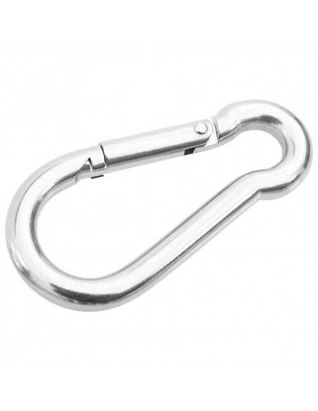 Set Accessori per Vela Parasole 9 pz in Acciaio Inossidabile