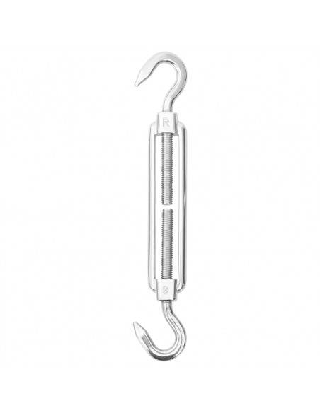 Set Accessori per Vela Parasole 9 pz in Acciaio Inossidabile