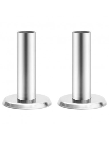 Staffe per Corrimano Scala da Piscina 2pz Acciaio Inox 304