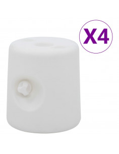 Pesi per Gazebo 4 pz in PE Bianchi 2