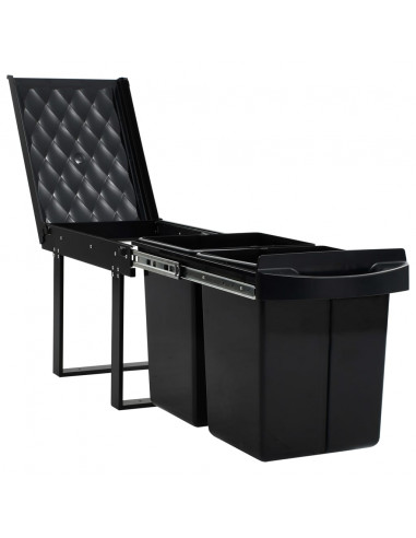 Cestino Estraibile per Mobile Cucina Chiusura Ammortizzata 48L