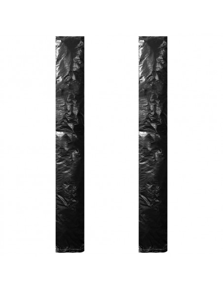 Teli di Protezione per Ombrellone con Cerniera 2 pz PE 175 cm