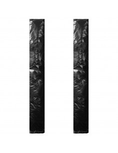 Teli di Protezione per Ombrellone con Cerniera 2 pz PE 250 cm 2