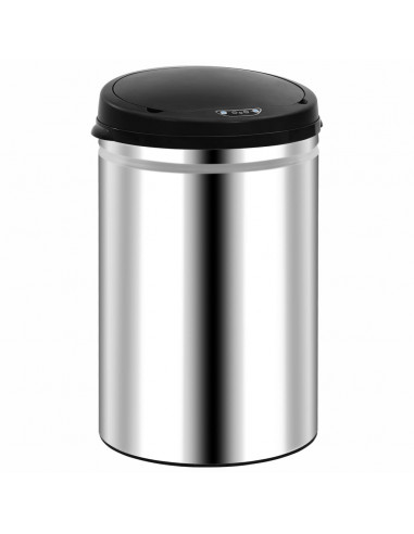 Pattumiera Automatica con Sensore 30 L in Acciaio Inossidabile