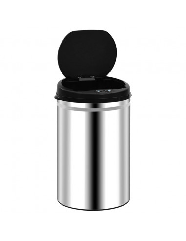 Pattumiera Automatica con Sensore 30 L in Acciaio Inossidabile