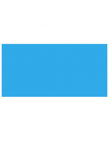 Telo Solare Copripiscina Copertura Rettangolare PE 732 x 366 cm Blu