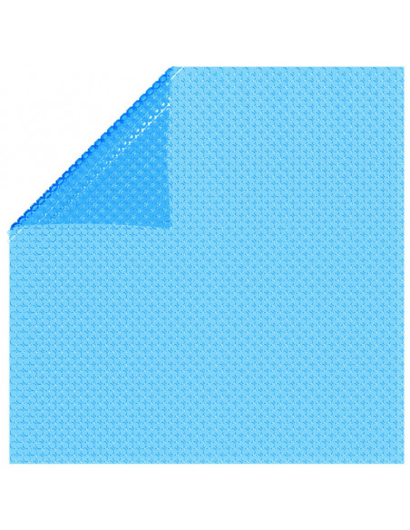 Telo Solare Copripiscina Copertura Rettangolare PE 732 x 366 cm Blu