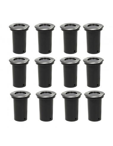 Faretti Carrabili da Esterno 12 pz Rotondi