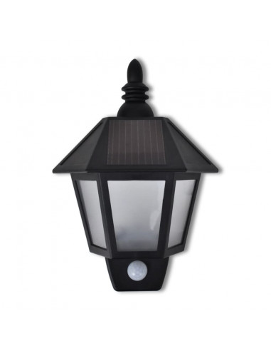 Lampada Solare da Parete con Sensore di Movimento 2 pz