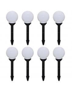Lampade da Sentiero 8 pz LED 15 cm con Picchetto 2