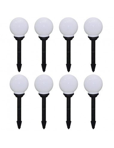 Lampade da Sentiero 8 pz LED 15 cm con Picchetto
