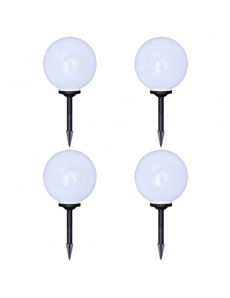 Lampade da Sentiero 4 pz LED 30 cm con Picchetto
