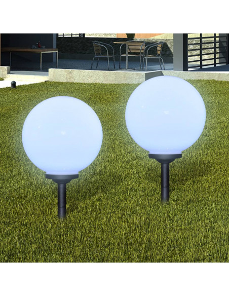 Lampade da Sentiero 4 pz LED 30 cm con Picchetto