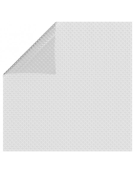 Pellicola Galleggiante Solare PE Piscina 260x160 cm Grigia