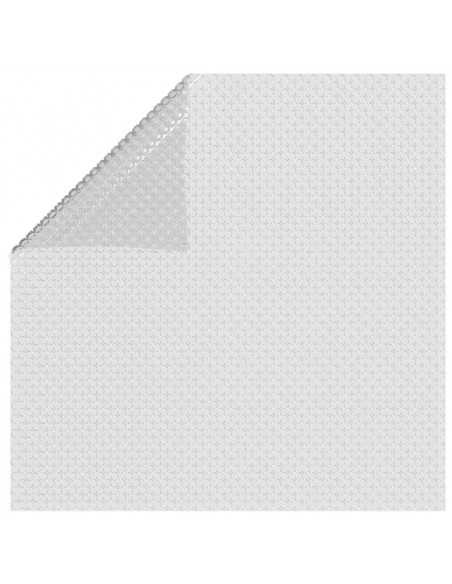 Pellicola Galleggiante Solare PE Piscina 300x200 cm Grigia