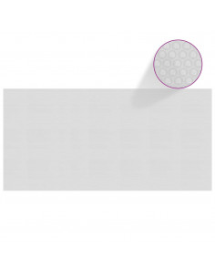 Pellicola Galleggiante Solare PE Piscina 450x220 cm Grigia 2