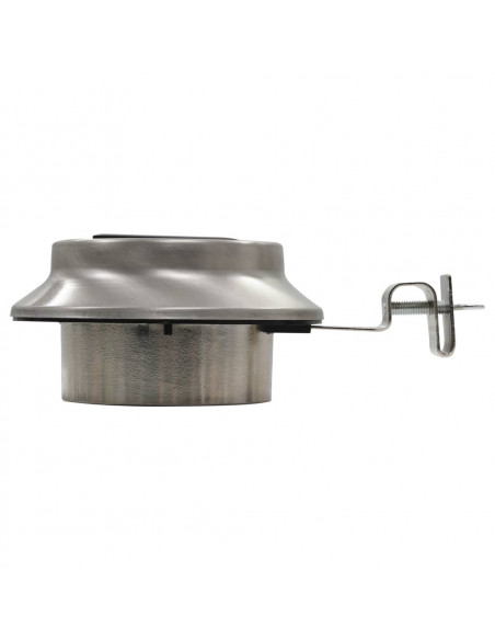 Lampade Solari da Esterno 12 pz LED Rotonde 12 cm Bianche
