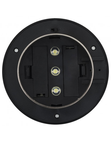 Lampade Solari da Esterno 12 pz LED Rotonde 12 cm Bianche