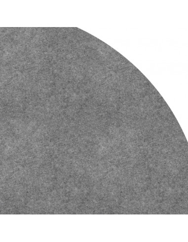 Telo Sotto Piscina Grigio Chiaro Ø306 cm Geotessile Poliestere