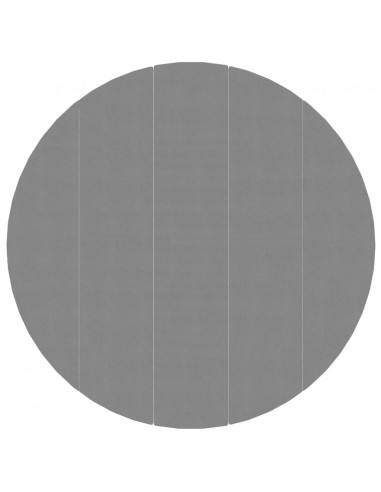 Telo Sotto Piscina Grigio Chiaro Ø550 cm Geotessile Poliestere