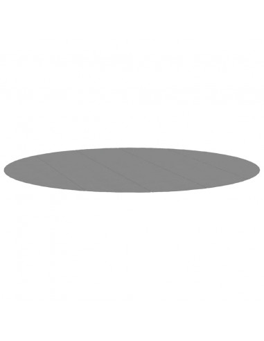 Telo Sotto Piscina Grigio Chiaro Ø550 cm Geotessile Poliestere