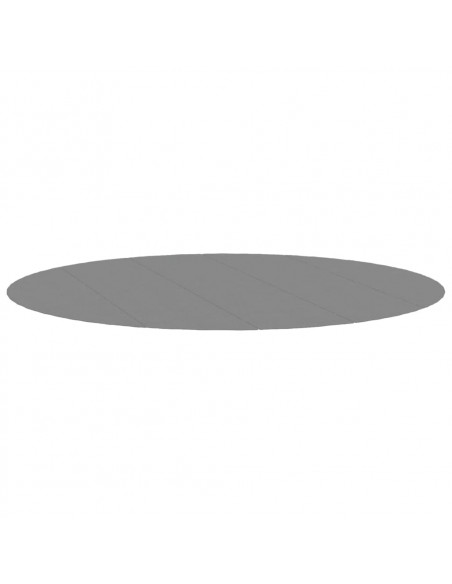 Telo Sotto Piscina Grigio Chiaro Ø550 cm Geotessile Poliestere