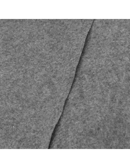 Telo Sotto Piscina Grigio Chiaro Ø550 cm Geotessile Poliestere