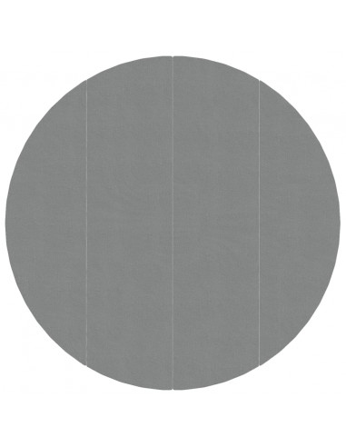 Telo Sotto Piscina Grigio Chiaro Ø428 cm Geotessile Poliestere