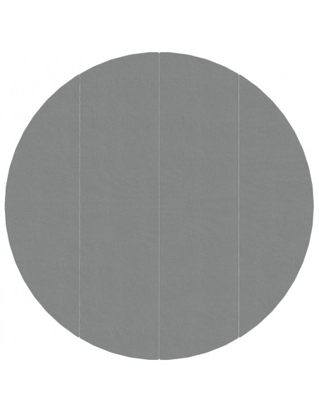 Telo Sotto Piscina Grigio Chiaro Ø428 cm Geotessile Poliestere