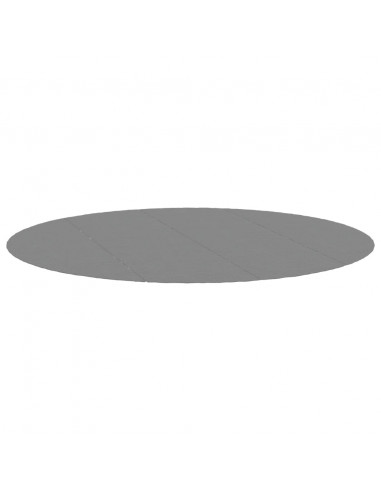 Telo Sotto Piscina Grigio Chiaro Ø428 cm Geotessile Poliestere