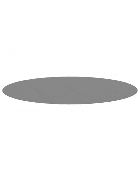 Telo Sotto Piscina Grigio Chiaro Ø428 cm Geotessile Poliestere