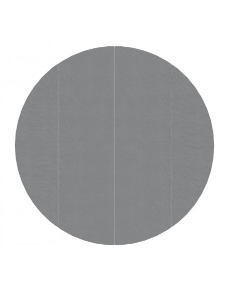 Telo Sotto Piscina Grigio Chiaro Ø458 cm Geotessile Poliestere