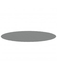 Telo Sotto Piscina Grigio Chiaro Ø458 cm Geotessile Poliestere 2