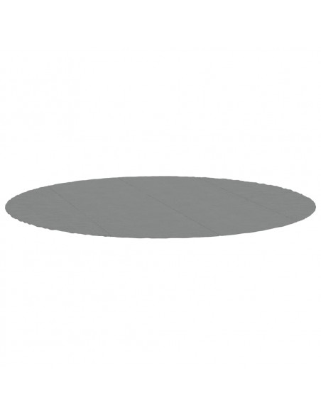 Telo Sotto Piscina Grigio Chiaro Ø458 cm Geotessile Poliestere