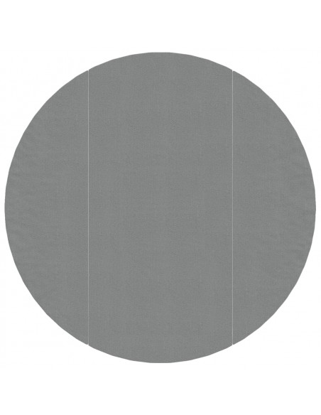 Telo Sotto Piscina Grigio Chiaro Ø306 cm Geotessile Poliestere