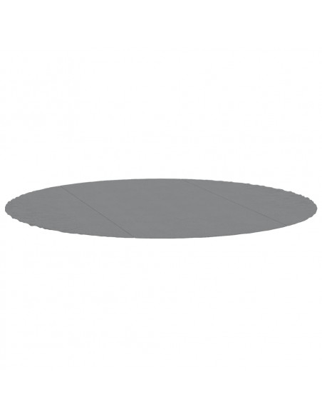 Telo Sotto Piscina Grigio Chiaro Ø306 cm Geotessile Poliestere