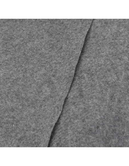 Telo Sotto Piscina Grigio Chiaro Ø306 cm Geotessile Poliestere