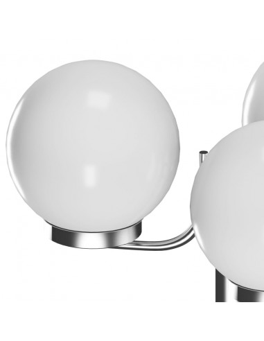 Lampione da Giardino con 3 Lampade 220 cm