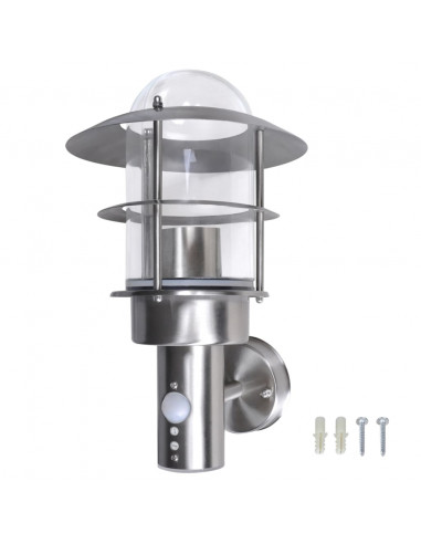 Lampada da Parete da Patio in Acciaio Inox