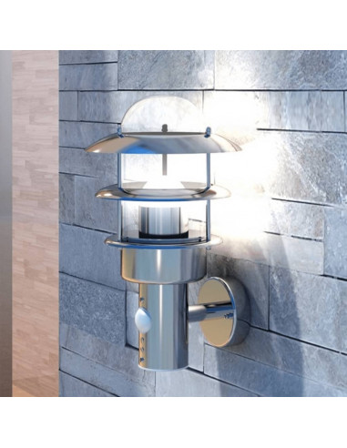 Lampada da Parete da Patio in Acciaio Inox