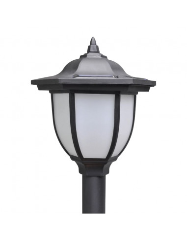 Set Recinzione a Catena con 2 Lampioncini a LED e 2 Paletti