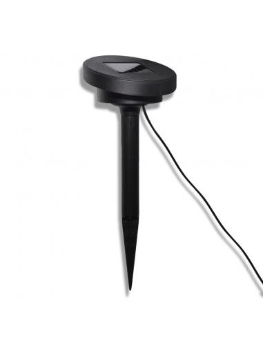 Lampioncini Solari a LED 3 pz con Picchetti e Pannelli Solari