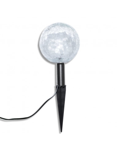 Lampioncini Solari a LED 3 pz con Picchetti e Pannelli Solari